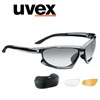 Okulary Uvex Hawk 4716 + dwa dodatkowe zestawy soczewek 2012